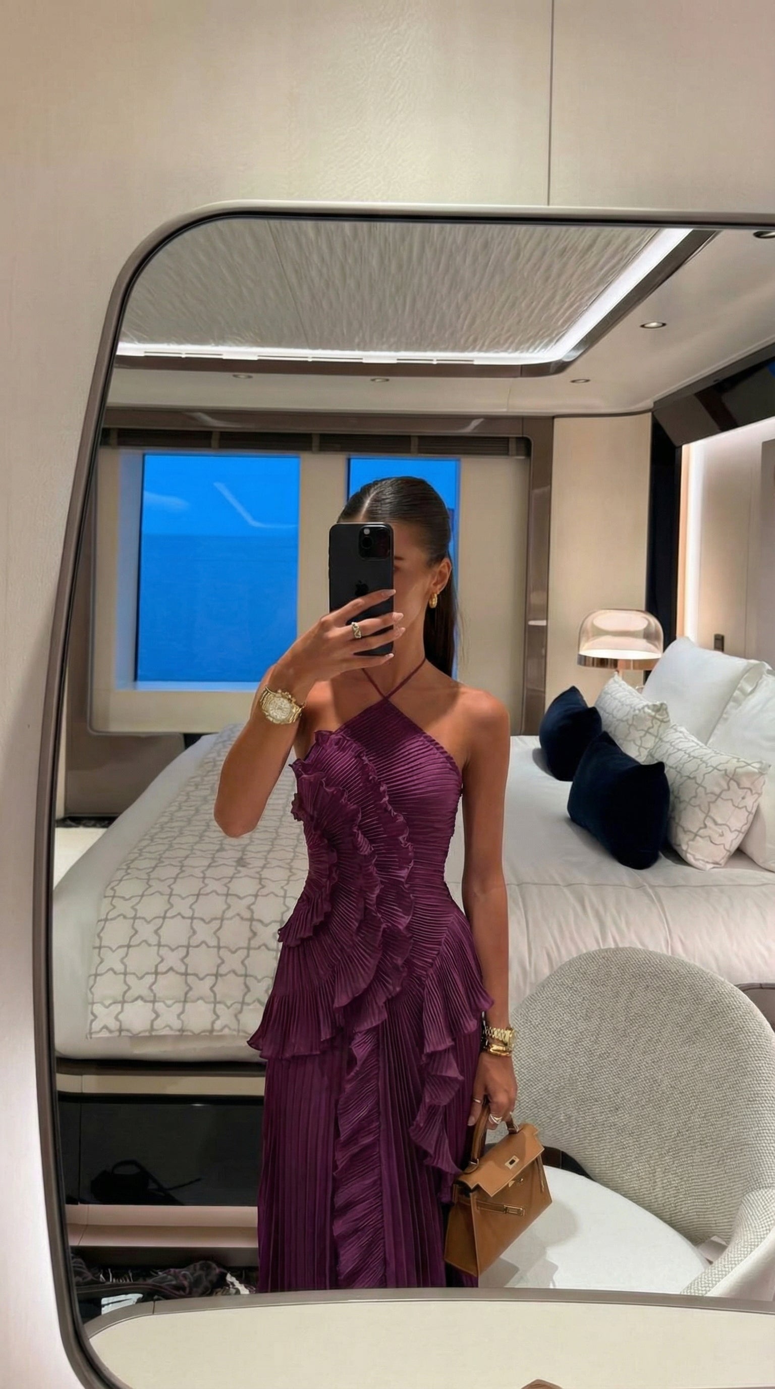 Emma Ruffle Maxi Dress