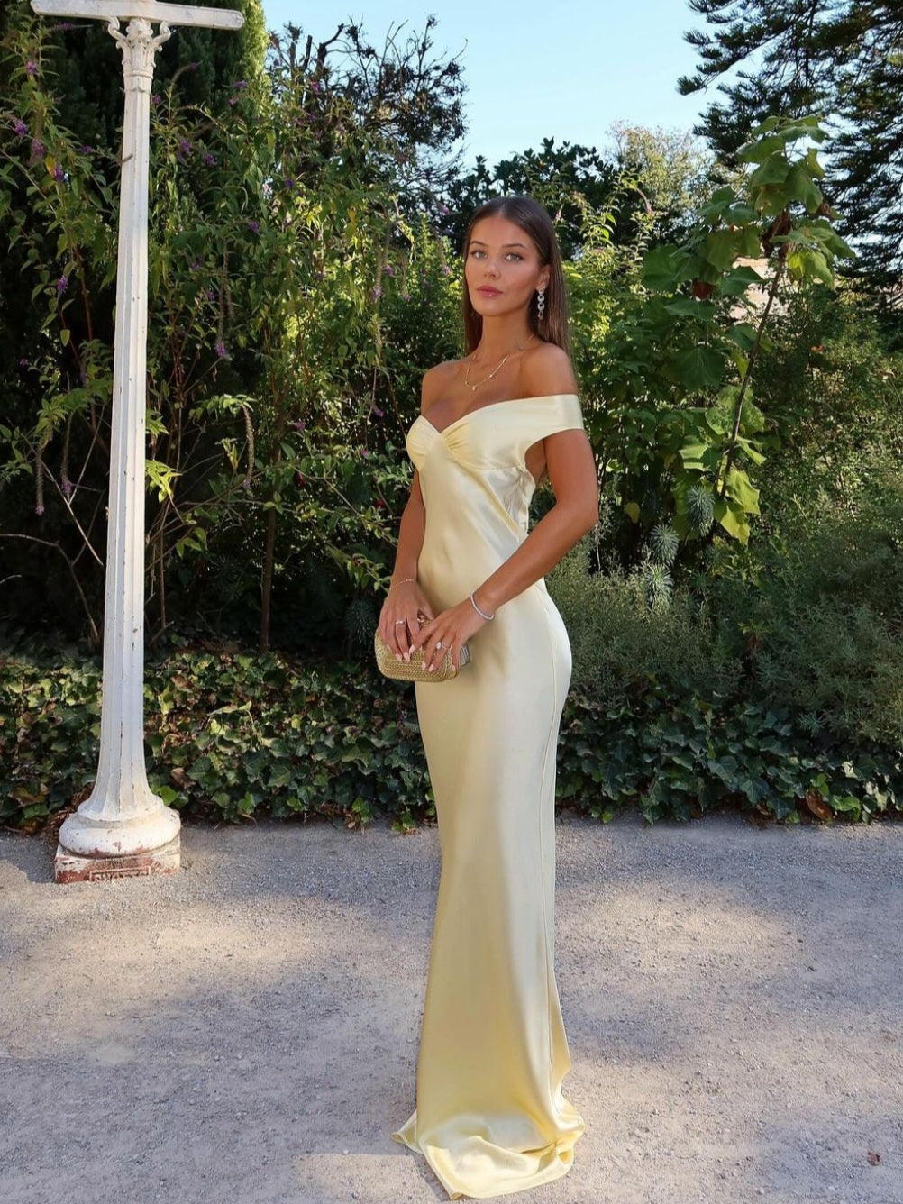 Marzelle Satin Maxi Dress