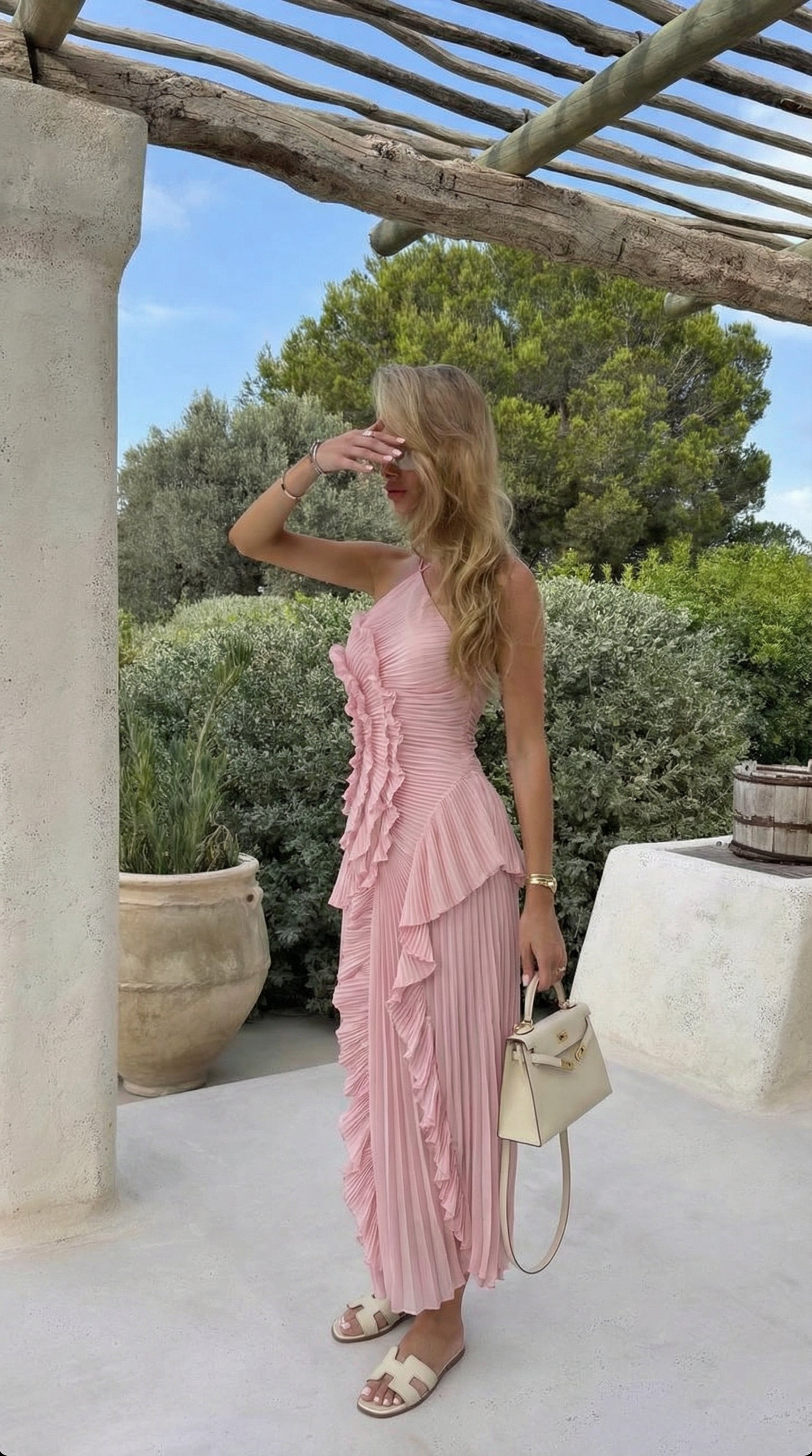 Emma Ruffle Maxi Dress